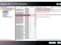 Sysinfo OST to PST Converter Screenshot 1