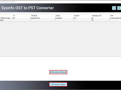 Sysinfo OST to PST Converter Screenshot 1