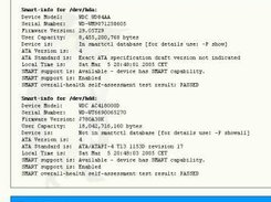 Harddisk-info with smartctl