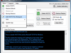 Manual Editing with Notepad feature