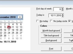 SysMonthCal Screenshot 3