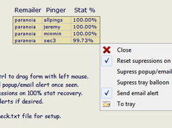 Remailer Sysop Alert Screenshot 1