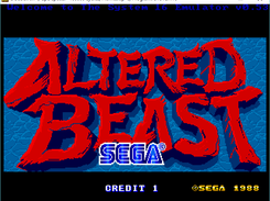 Altered Beast title screen (MS-DOS)