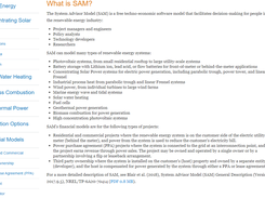 System Advisor Model (SAM) Screenshot 1