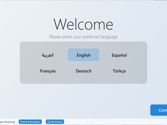 Main Page, Select from three best settings for windows 10/11