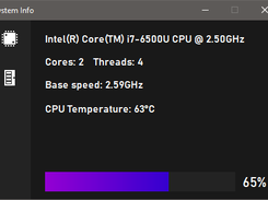 Dark CPU Panel