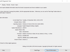 DirectXDiagnostic Tool Opener Screenshot 1