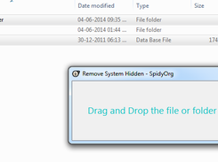 Drag and Drop the files/folders