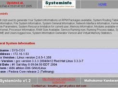 Systeminfo general information