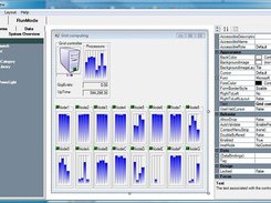 A view into a Grid environment in Design mode