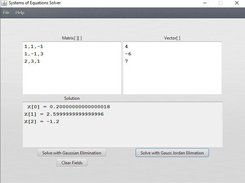 Systems-of-Equations-Solver Screenshot 1