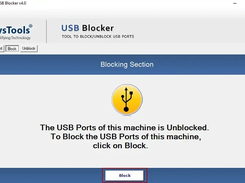 SysTools USB Blocker Software Screenshot 2