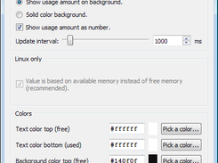 Windows 7 options window