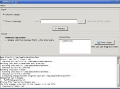 Running on the developer side, after creating a submit msg.