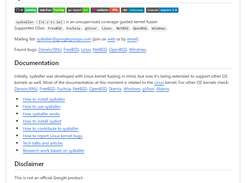 syzkaller Screenshot 1