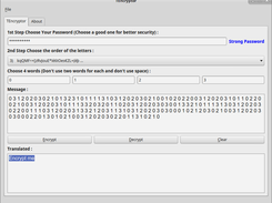 Message Decrypted (if we change one of the character position) message will never decrypted