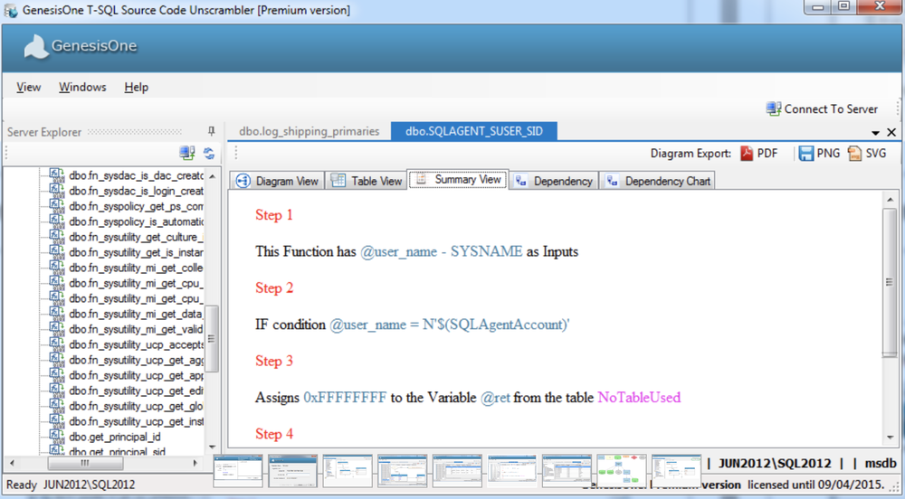 T-SQL Source Code Unscrambler Screenshot 1