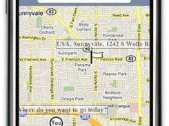 3. Set destination on map