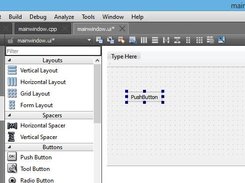 QtCreator tabs in design mode