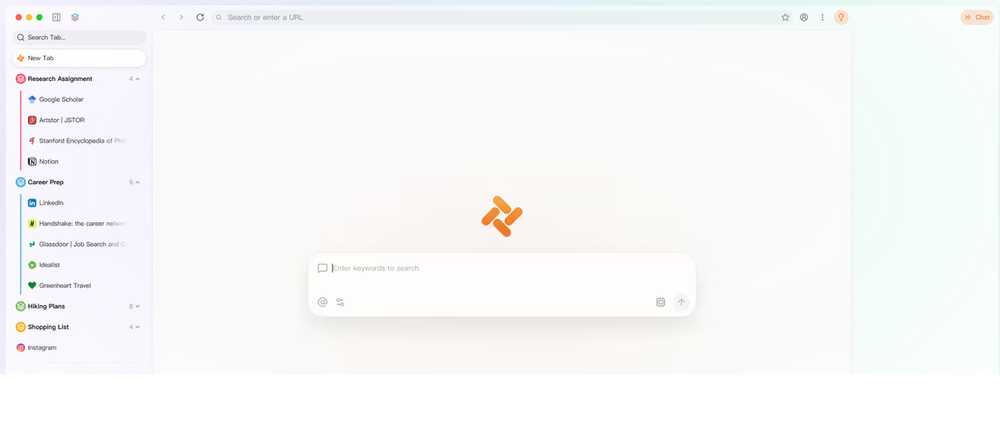 Tabbit Browser Screenshot 1