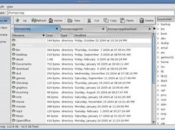 Version 0.5.13 with mount bar, file tree, and multiple tabs