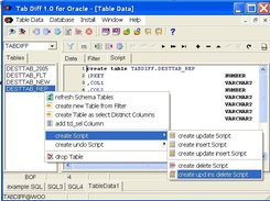 Tabdiff Script Menu