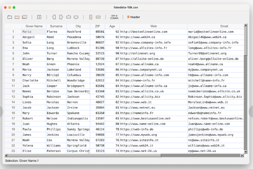 Tablecruncher Screenshot 1