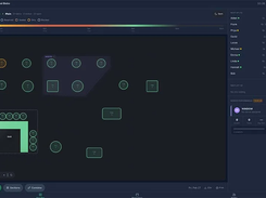 Real-time drag-and-drop floor plan and table management