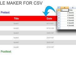 Table Maker for CSV Screenshot 1