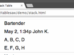 Tablesaw Screenshot 1