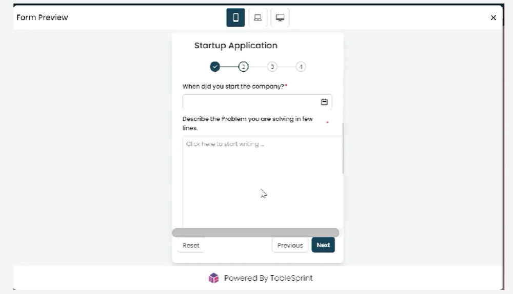 TableSprint Screenshot 1