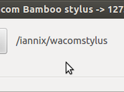 The small gui of tablet2osc
