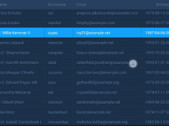 TableView for Android Screenshot 1