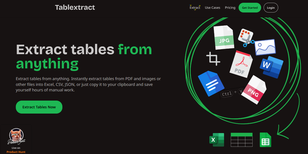 Tablextract Screenshot 1