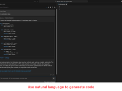 Use natural language to generate code