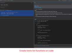 Create tests for functions