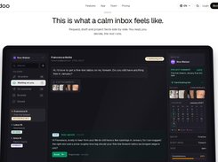 The AI inbox: request, draft reply and structured project facts side by side
