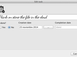 Mac OS:: Edit a Task