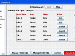 Available RFID readers panel