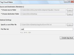 1) Main user interface