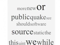 3) Tag cloud result. Created from Quake 3 open source code.