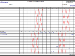 Monatsnachweis in Excel