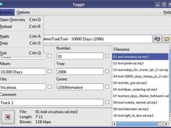 Main Window - Actions