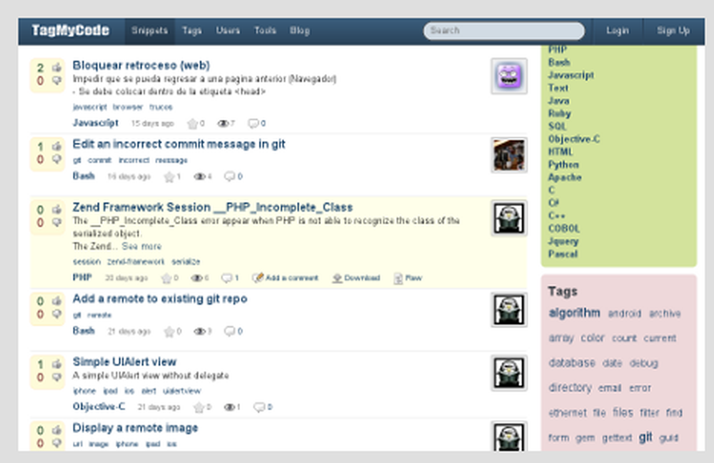 TagMyCode Screenshot 1