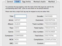 The FLAC preferences