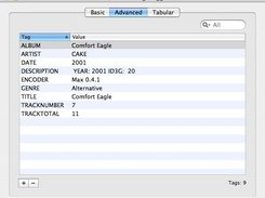The editor window in advanced mode