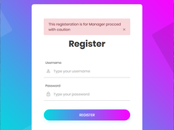 Registeration page