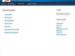 Menu Operação
