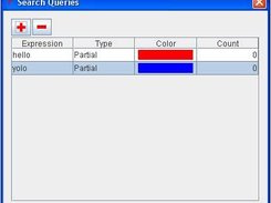 Search Query Window