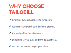 TailoBill Screenshot 1
